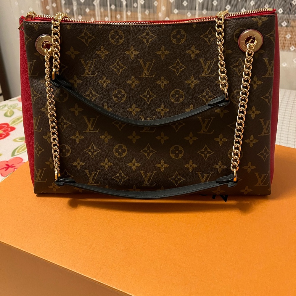 LOUIS VUITTON Monogram Surene MM Cherry
